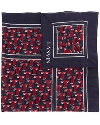 Lanvin - All-over Graphic-print Scarf - Lyst