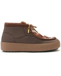 Moon Boot - Mb Ltrack Wallaby Mid Pony/Cow Print - Lyst