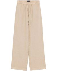 Fay - Linnen Straight Broek - Lyst