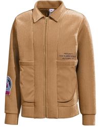 PUMA - Crossover Splicing Lapel Jacket - Lyst