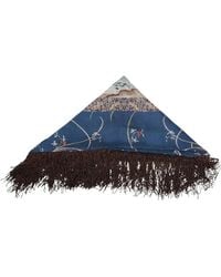 Pierre Louis Mascia - Fringe-Trim Floral-Print Scarf - Lyst