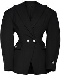 ANOUKI - Double-Breasted Blazer - Lyst