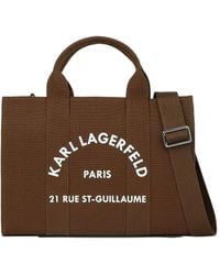 KARL LAGERFELD - Medium Rue St-Guillaume Tote Bag - Lyst