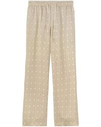 Palm Angels - Monogram-Jacquard Wide-Leg Trousers - Lyst