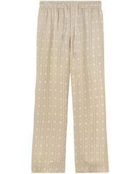 Palm Angels - Weite Hose Aus Monogramm-Jacquard - Lyst
