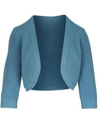 Michael Kors - Knitted Cropped Cardigan - Lyst