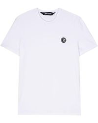 Just Cavalli - T-shirt Met Logo-applicatie - Lyst