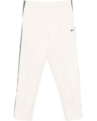 Lacoste - コットンブレンド パンツ - Lyst