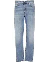Department 5 - Washed Straight-Leg Denim Jeans - Lyst