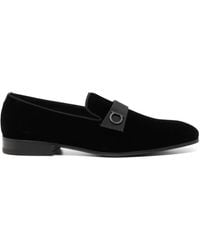 Ferragamo - Velvet Loafers - Lyst