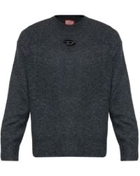 DIESEL - K-Areeso Logo Cut-Out Sweater - Lyst