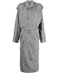 Balenciaga - Abrigo con cinturón y doble botonadura - Lyst