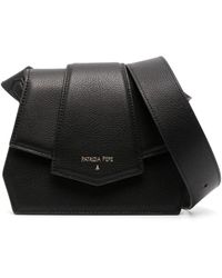 Patrizia Pepe - Engraved-logo Leather Crossbody Bag - Lyst