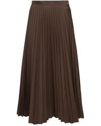MM6 by Maison Margiela - A-Line Midi Pleated Skirt - Lyst
