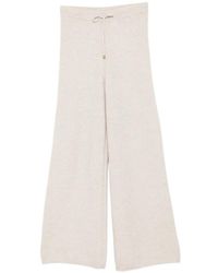 N.Peal Cashmere - Honeycomb-Knit Cashmere Trousers - Lyst