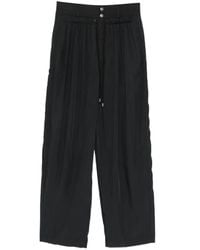 Isabel Marant - Inaya Drawstring-Fastening Palazzo Pants - Lyst