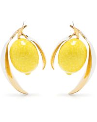 Andres Gallardo - Lemon Drop Ceramic Earrings - Lyst
