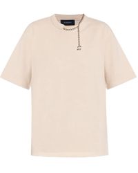Sportmax - Chain-Embellished T-Shirt - Lyst