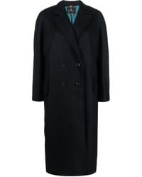 PS by Paul Smith - Double-breasted Wool-blend Coat - Lyst
