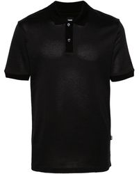BOSS - Piqué Katoenen Poloshirt - Lyst