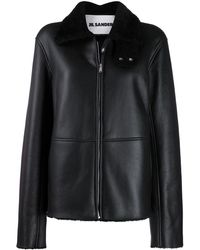Jil Sander Leather jackets for Women - Up to 25% off | Lyst