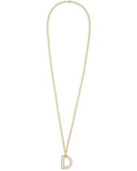 Roxanne Assoulin - Big Puffy Initial Necklace - Lyst