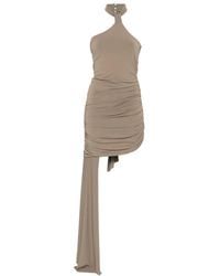 Amen - Robe Courte À Design Drapé - Lyst