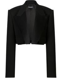 Dolce & Gabbana - Cropped Blazer - Lyst