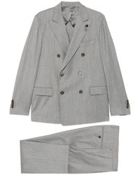 Lardini - Traje Con Doble Botonadura - Lyst