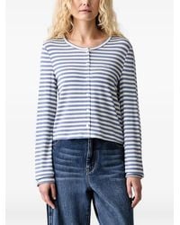 Munthe - Voelia Striped Button-Up Top - Lyst