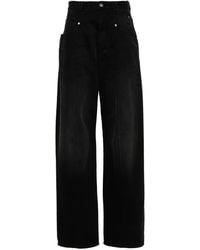 Isabel Marant - Vetan High-Rise Wide-Leg Jeans - Lyst