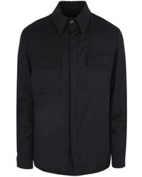 Luciano Barbera - Flap-Pocket Shirt Jacket - Lyst