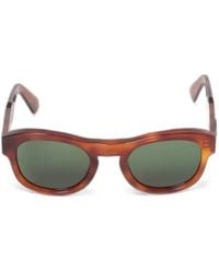 Borsalino - Ingrid Round-Frame Sunglasses - Lyst