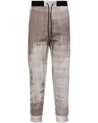 BOSS - Abstract-Pattern Track Pants - Lyst
