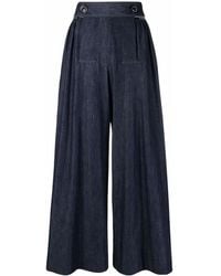 Maison Margiela - Wide Leg Denim Trousers - Lyst