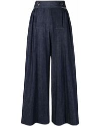 Maison Margiela - Wide Leg Denim Trousers - Lyst
