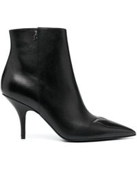 Patrizia Pepe - レザーアンクルブーツ - Lyst