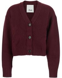 Allude - Button-Front Cashmere Cardigan - Lyst