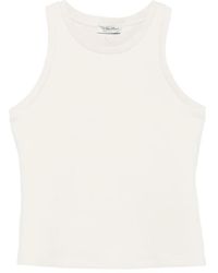 Max Mara - Carilina Embroidered-Logo Sleeveless Top - Lyst
