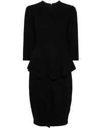 Styland - Abito Midi Con Peplum - Lyst