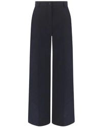 Paul & Shark - Pantalon Palazzo En Sergé Stretch - Lyst