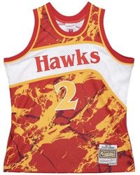 Mitchell & Ness - "Nba Atlanta Hawks 1991 Stacey Augmon" Basketball Jersey - Lyst