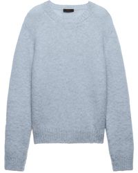 Prada - Wollen Trui Met Ronde Hals - Lyst