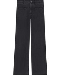 Courreges - Jeans mit geknöpfter Tasche - Lyst