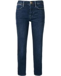 FRAME - Le High Straight-Leg Jeans - Lyst
