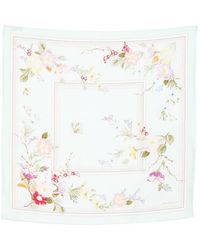 Self-Portrait - Floral Scarf - Lyst