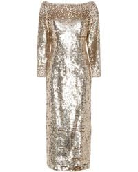 Jenny Packham - Ballroom Blitz Midikleid Mit Pailletten - Lyst