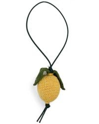 JW Anderson - Crochet-Knit Lemon-Motif Charm - Lyst