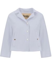 Herno - Chaqueta Con Cierre De Botón - Lyst