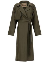 Herno - Belted Trench Coat - Lyst